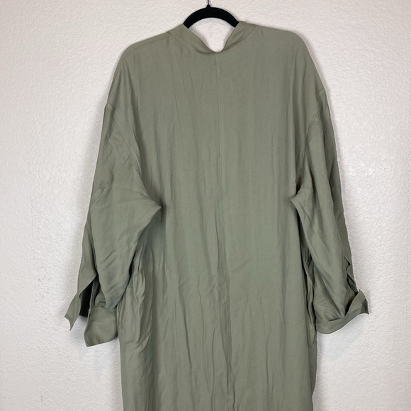 H&M green boxy oversized body maxi dress - Picture 6 of 7